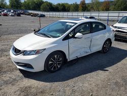 Salvage cars for sale at Grantville, PA auction: 2013 Honda Civic EX