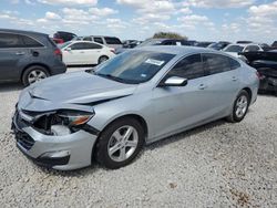 Salvage cars for sale at Temple, TX auction: 2020 Chevrolet Malibu LS