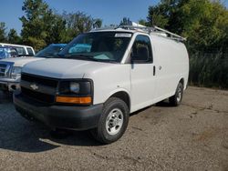 Salvage trucks for sale at Woodhaven, MI auction: 2013 Chevrolet Express G2500