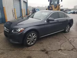 Salvage cars for sale at Chicago Heights, IL auction: 2016 Mercedes-Benz C 300 4matic