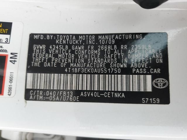 2010 Toyota Camry Base