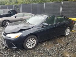 Salvage cars for sale at Waldorf, MD auction: 2016 Toyota Camry LE