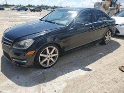 Salvage cars for sale at Arcadia, FL auction: 2014 Mercedes-Benz C 250