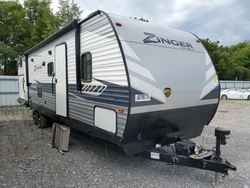 Salvage trucks for sale at Leroy, NY auction: 2021 Keystone Trailer