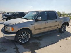 Salvage cars for sale at Grand Prairie, TX auction: 2001 Ford F150 Supercrew