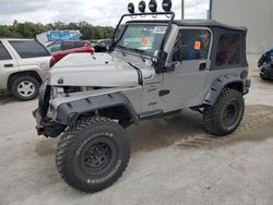 Salvage cars for sale at Apopka, FL auction: 2000 Jeep Wrangler / TJ Sport