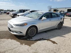 Salvage cars for sale at auction: 2017 Ford Fusion Titanium