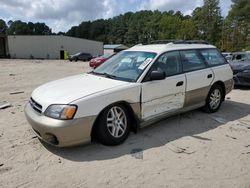 Salvage cars for sale at Seaford, DE auction: 2002 Subaru Legacy Outback AWP