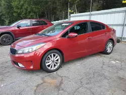 Salvage cars for sale at Austell, GA auction: 2017 KIA Forte LX