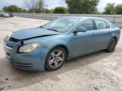 Salvage cars for sale at San Antonio, TX auction: 2009 Chevrolet Malibu 1LT