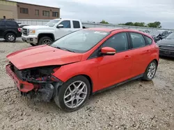 Salvage cars for sale at Kansas City, KS auction: 2015 Ford Focus SE