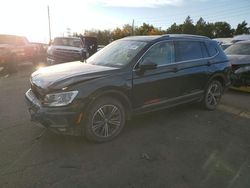 Volkswagen salvage cars for sale: 2018 Volkswagen Tiguan SE