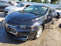 Salvage cars for sale at Bridgeton, MO auction: 2018 Chevrolet Malibu LS