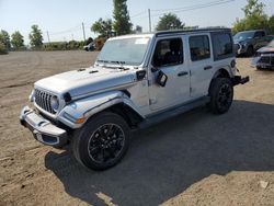 Jeep Wrangler salvage cars for sale: 2024 Jeep Wrangler Sahara 4XE