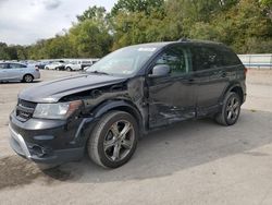 Salvage cars for sale at Ellwood City, PA auction: 2017 Dodge Journey Crossroad