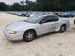 Chevrolet salvage cars for sale: 2002 Chevrolet Monte Carlo LS