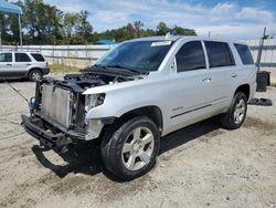 Salvage cars for sale at Spartanburg, SC auction: 2018 Chevrolet Tahoe C1500 Premier