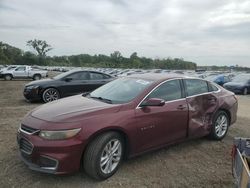 Chevrolet salvage cars for sale: 2016 Chevrolet Malibu LT