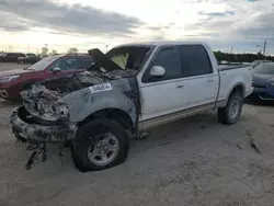 Ford salvage cars for sale: 2001 Ford F150 Supercrew