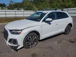 Salvage cars for sale at Assonet, MA auction: 2023 Audi Q5 Premium Plus 45