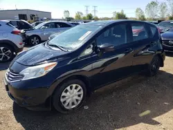 Salvage cars for sale at Elgin, IL auction: 2016 Nissan Versa Note S