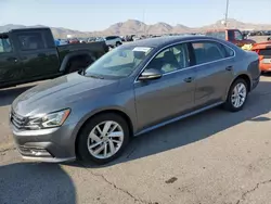 Salvage cars for sale at North Las Vegas, NV auction: 2018 Volkswagen Passat SE