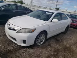 Salvage cars for sale at Elgin, IL auction: 2011 Toyota Camry Hybrid