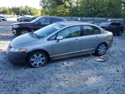 Honda salvage cars for sale: 2006 Honda Civic LX