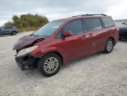 Salvage cars for sale at Taylor, TX auction: 2011 Toyota Sienna XLE