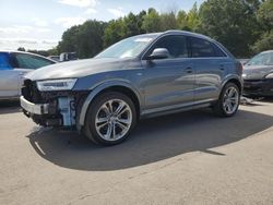 Salvage cars for sale at Glassboro, NJ auction: 2016 Audi Q3 Prestige