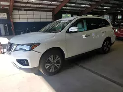 Salvage cars for sale at East Granby, CT auction: 2017 Nissan Pathfinder S