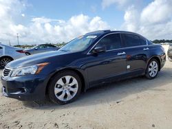 Salvage cars for sale from Copart Arcadia, FL: 2010 Honda Accord EXL