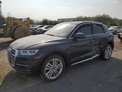 Salvage cars for sale at Las Vegas, NV auction: 2018 Audi Q5 Premium Plus