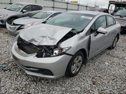 Salvage cars for sale at Cahokia Heights, IL auction: 2015 Honda Civic LX