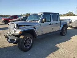 Salvage cars for sale at Anderson, CA auction: 2021 Jeep Gladiator Overland