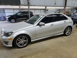 Salvage cars for sale at Mocksville, NC auction: 2012 Mercedes-Benz C 300 4matic