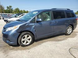 Salvage cars for sale at Lawrenceburg, KY auction: 2017 Toyota Sienna LE