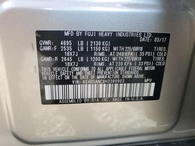 2017 Subaru Outback 2.5I Limited