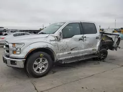 Salvage cars for sale at Grand Prairie, TX auction: 2015 Ford F150 Supercrew