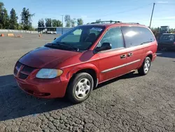 Salvage cars for sale at Portland, OR auction: 2003 Dodge Grand Caravan SE