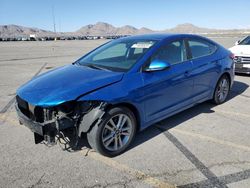 Salvage cars for sale at North Las Vegas, NV auction: 2018 Hyundai Elantra SEL