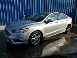 Ford salvage cars for sale: 2018 Ford Fusion SE