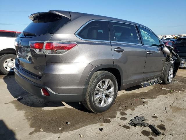 2016 Toyota Highlander LE