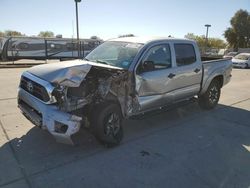 Salvage cars for sale from Copart Sacramento, CA: 2015 Toyota Tacoma Double Cab Prerunner