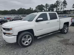 Salvage cars for sale at Byron, GA auction: 2018 Chevrolet Silverado C1500 Custom