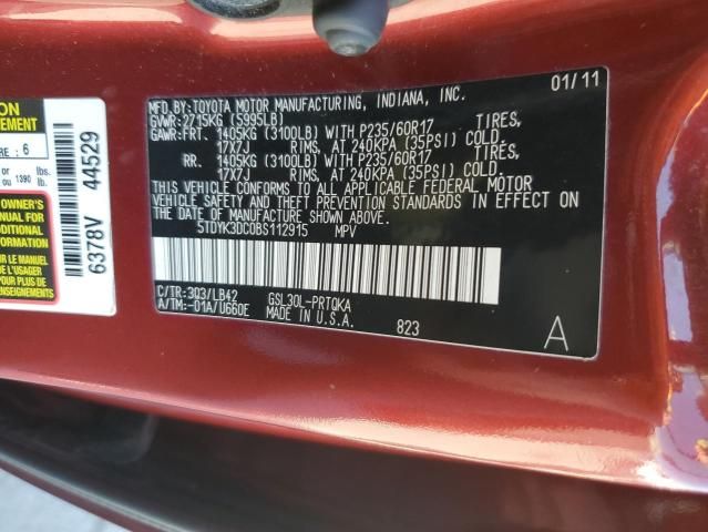 2011 Toyota Sienna XLE