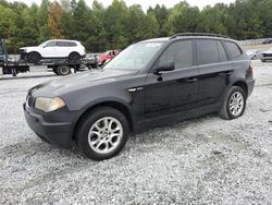 Salvage cars for sale at Gainesville, GA auction: 2004 BMW X3 2.5I