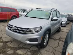 2016 Volkswagen Tiguan S en venta en Woodhaven, MI