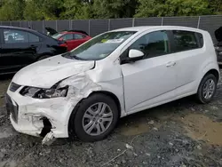 Salvage cars for sale at Waldorf, MD auction: 2017 Chevrolet Sonic