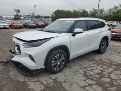 Salvage cars for sale at Lexington, KY auction: 2022 Toyota Highlander XLE